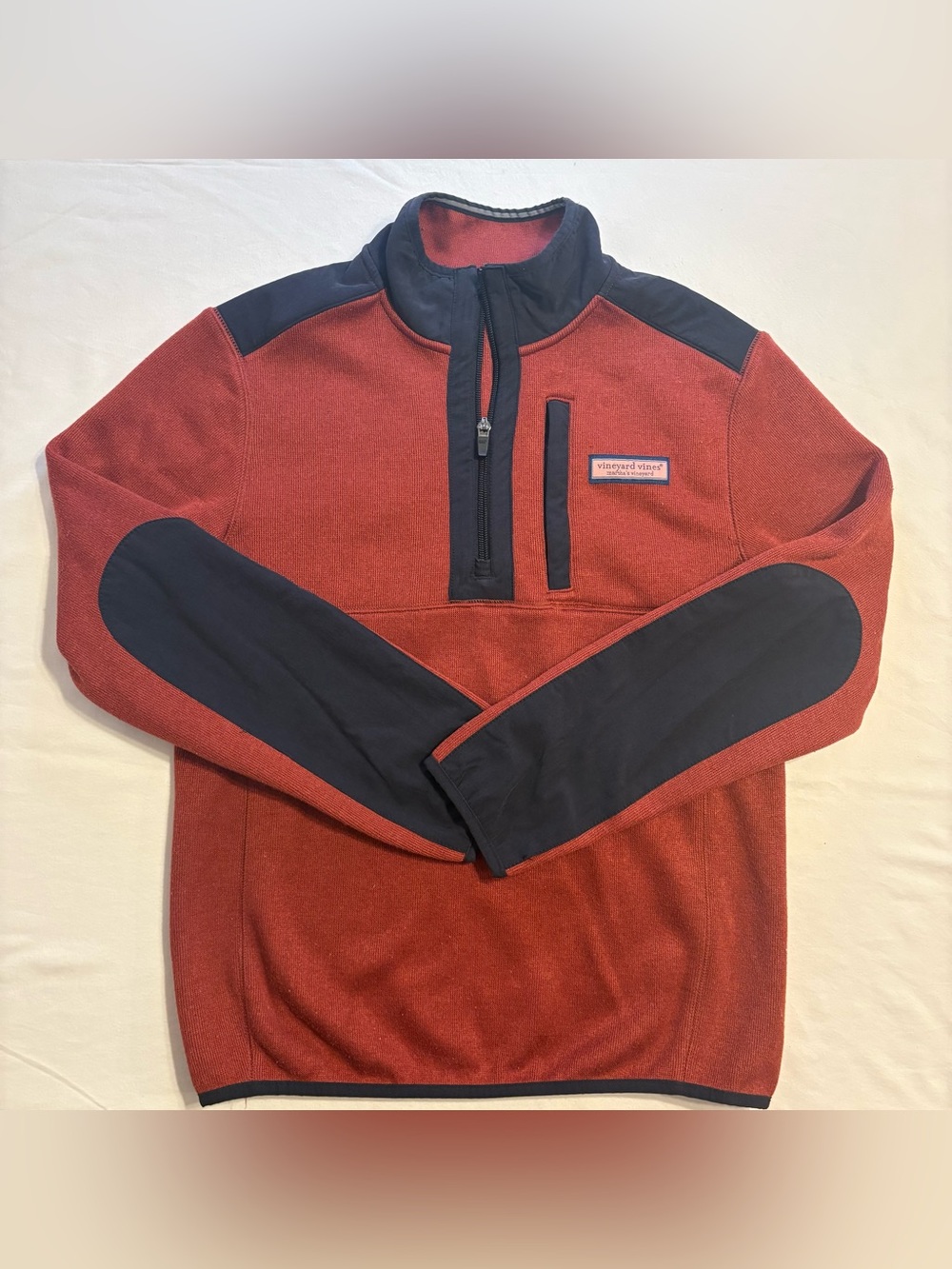Vineyard Vines Men's Mountain Sweater Fleece 1/4 Zip size XS